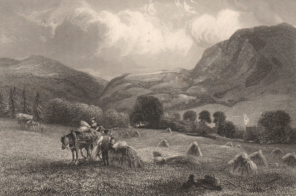 Killiecrankie, Perth & Kinross. Scotland. BROWN 1868 old antique print picture